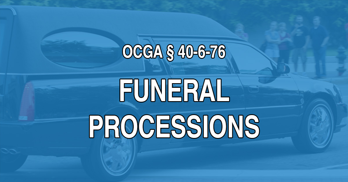 Even though yielding to a funeral procession is based more on social convention than an urgent safety concern, O.C.G.A § 40-6-76 is still considered a safety rule. If your accident was caused by someone interrupting a funeral procession, the law is on your side.