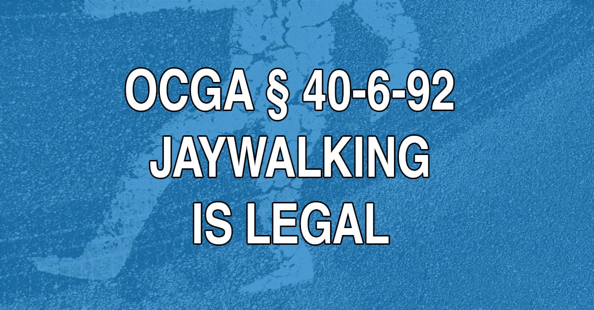 In Georgia, pedestrians may cross almost anywhere they wish, but outside of crosswalks, they must yield to vehicular traffic. If a driver sees a pedestrian crossing in front of them, that driver must avoid hitting the pedestrian, no matter how careless the pedestrian’s actions.