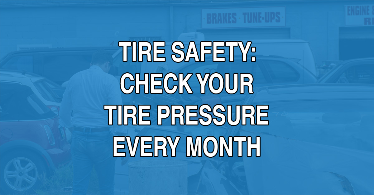 Article - Check Your Tire Pressure Every Month